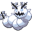 Glacerpent front sprite from Pokémon Monomyth