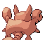 Gligar shiny back sprite from Pokémon Monomyth