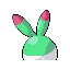 Gloslug back sprite from Pokémon Monomyth