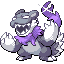 Goostrike front sprite from Pokémon Monomyth
