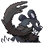 Goostrike shiny back sprite from Pokémon Monomyth