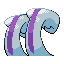 Grafilthy shiny back sprite from Pokémon Monomyth