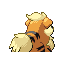 Growlithe back sprite from Pokémon Monomyth