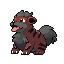 Growlithe shiny front sprite from Pokémon Monomyth