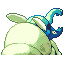 Grubbeast shiny back sprite from Pokémon Monomyth