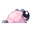 Gwubby shiny back sprite from Pokémon Monomyth