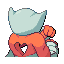 Hartowar shiny back sprite from Pokémon Monomyth