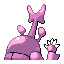Heracross shiny back sprite from Pokémon Monomyth