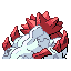 Hyaligao shiny back sprite from Pokémon Monomyth