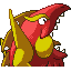 Igualong shiny back sprite from Pokémon Monomyth