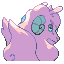 Incuram shiny back sprite from Pokémon Monomyth