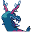 Jiaomolóng shiny back sprite from Pokémon Monomyth