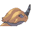 Joustorn shiny back sprite from Pokémon Monomyth
