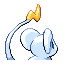 Korechu back sprite from Pokémon Monomyth