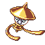 Lampent shiny front sprite from Pokémon Monomyth