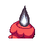 Litwick shiny back sprite from Pokémon Monomyth