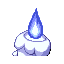 Litwick back sprite from Pokémon Monomyth