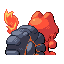 Magcargo back sprite from Pokémon Monomyth