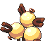 Magneton shiny back sprite from Pokémon Monomyth