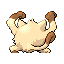 Mankey back sprite from Pokémon Monomyth