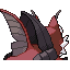Mishiarmor shiny back sprite from Pokémon Monomyth