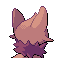 Mishimizu shiny back sprite from Pokémon Monomyth