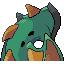 Nautabyss shiny back sprite from Pokémon Monomyth