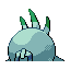 Needeless shiny back sprite from Pokémon Monomyth