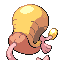 Neurtilus shiny back sprite from Pokémon Monomyth
