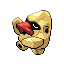 Nosepass shiny front sprite from Pokémon Monomyth