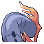 Oarrove back sprite from Pokémon Monomyth