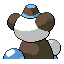 Pangshi shiny back sprite from Pokémon Monomyth