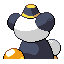 Pangshi back sprite from Pokémon Monomyth