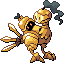Peacemail shiny front sprite from Pokémon Monomyth