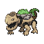 Pelagecko front sprite from Pokémon Monomyth