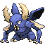 Pinsir shiny front sprite from Pokémon Monomyth