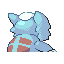 Pogonuva shiny back sprite from Pokémon Monomyth
