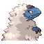 Pollozaur back sprite from Pokémon Monomyth