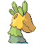 Poriferex back sprite from Pokémon Monomyth