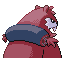 Punxearth shiny back sprite from Pokémon Monomyth