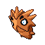 Pupitar shiny front sprite from Pokémon Monomyth