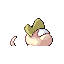 Pupole shiny back sprite from Pokémon Monomyth