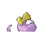 Pupole back sprite from Pokémon Monomyth