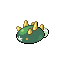 Pyukumuku shiny front sprite from Pokémon Monomyth