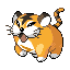 Raitora front sprite from Pokémon Monomyth