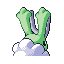 Resonhare shiny back sprite from Pokémon Monomyth