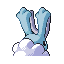 Resonhare back sprite from Pokémon Monomyth