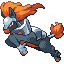 Riotgeare front sprite from Pokémon Monomyth