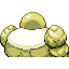 Rockem shiny back sprite from Pokémon Monomyth