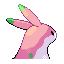 Sacosap shiny back sprite from Pokémon Monomyth